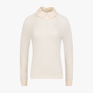 [LIVE]사틴 카라 티셔츠 (크림)