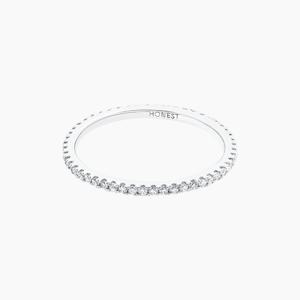 14K 랩다이아1.1mm 풀이터니티반지