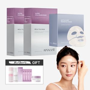 매니아] 콜라겐 24매+멜라마24매+보툴마14매+[미니어처 4종 (밤+세럼+미스트+랩핑마4매)]