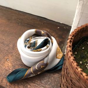 엔비 그린코치 스카프 여성 미니 쁘띠 스카프