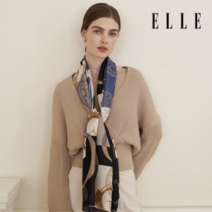 [최초가 69,000원]타임블럭 실크 롱 스카프 SE839S307