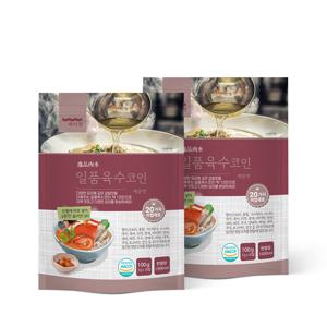 일품 육수코인 매운 맛(5gx20알) 2봉 총 40알