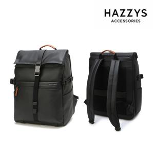 [선물포장][남성가방추천] 블랙 롤탑 백팩 HJBA4E872BK