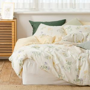 카밀레 60수 고밀도 워싱 순면 이불커버 싱글/퀸/킹(옐로우)