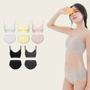 [최초가 150,000원] 심리스 언더웨어 베스트 멀티 팩 10종+브라패드(브라5+팬티5)