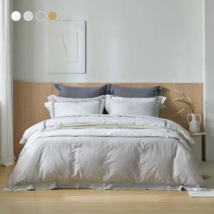 포지타노 100수 사틴면 이불커버 베개세트 싱글/퀸/킹 (4컬러)