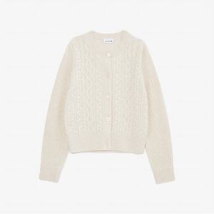 여성 케이블 크롭 가디건 AF789E-55N XFJ
