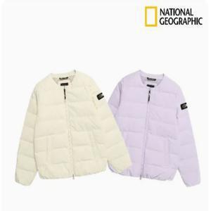 내셔널지오그래픽 여성 헤론 라운드넥 경량 다운 점퍼 N234WDW020