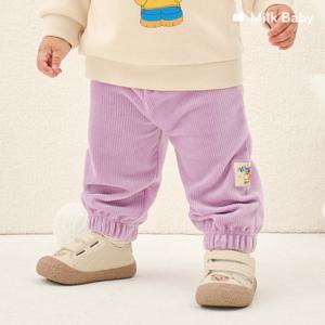 [정상가34,900원]촉감이부드러운 따뜻벨로아 유아팬츠