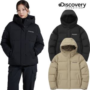 여성 후드 구스다운 숏패딩 DWDJ56046-DXNW