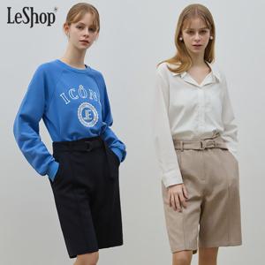 D링벨트 양블렌디드 버뮤다팬츠