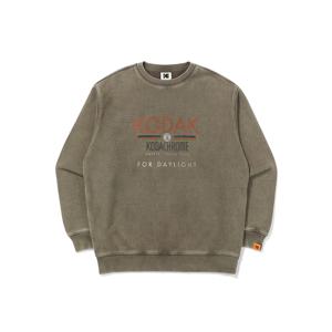 씨네 세미오버핏 그래픽 워싱 맨투맨 DARK GREY