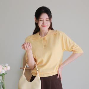 [최초가 99,000원]피오니 워셔블 7부 카라니트 3종 택1