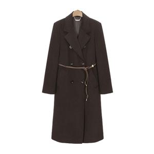 [CJ단독][최초가 199,000원]베리엔느 울 실크 블렌디드 롱코트+벨트