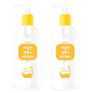 토루토루 깨끗한샴푸&바디워시 400ml 2개SET