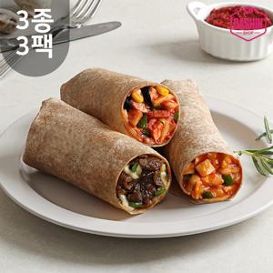 다신샵 통밀브리또 3종 3팩 / 불고기, 콤비네이션, 스파이