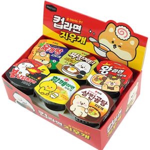 [핑크풋] 컵라면 지우개 12개입 1갑