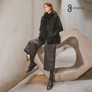 지스튜디오 25FW 지 위켄드 헝가리구스다운 큐롯팬츠