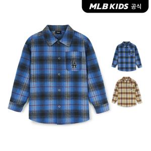 [MLB 키즈] (공식) 스트릿 플란넬 체크 셔츠 (2color)
