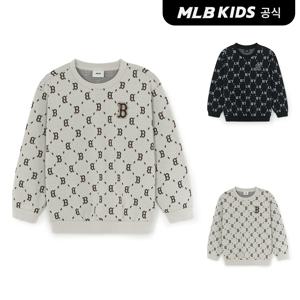 [MLB 키즈] (공식) 모노그램 전판 자가드 맨투맨 (2color)