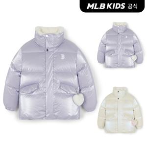 (공식) 25FW프리즘 걸스 하트키링 글로시 숏 덕다운 (2color)