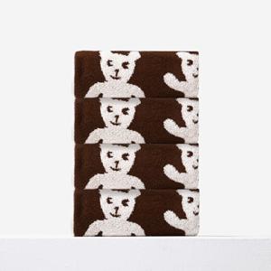 [클리판] 프리미엄 뱀부 코튼 타올 4장 with cotone