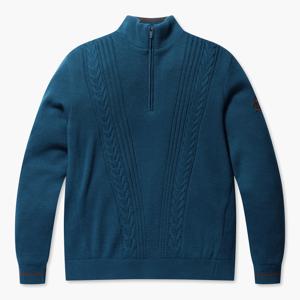 [70%Off]남성 패딩 하이브리드 방풍 스웨터 그린(MO421MSWN1)