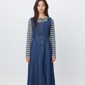 [플라스틱 아일랜드]뷔스티에 데님 원피스 PR3DO961