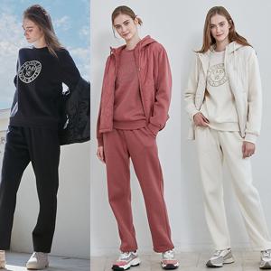 여성퀼팅기모트레이닝셋업(점퍼+티셔츠+팬츠)