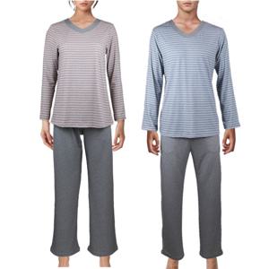 비비안 코트나 소재의 커플 홈웨어세트 EZ1945 EZ1945P EZ2945 EZ2945P