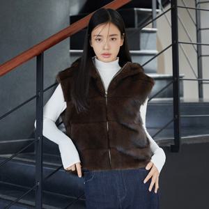 셀렙샵 에디션 25FW FAUX밍크 리버시블 패딩베스트
