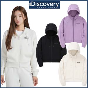 디스커버리 가을 가격인하 여성 크롭 트레이닝 후드형 자켓 DWTR41044 CJDTT