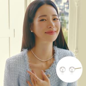 [빠른배송] 워터펄 담수진주(8mm) 귀고리_242300027