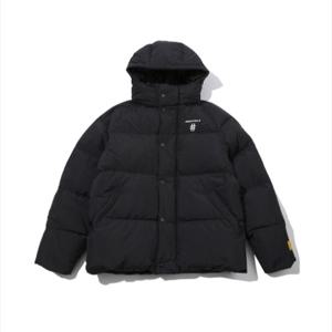 빈트릴 겨울패딩 남여공용 [BEENTRILL X BROOKLYNDENIM] 후드 버클 헤비 다운패딩 BA234DJ004-BK_DJ