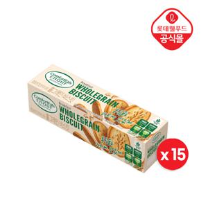 [롯데] 컴포트 잇츠 이너프 홀그레인 비스킷 125g x 15개