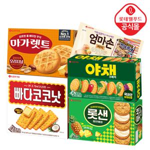 [롯데] 엄마손파이 외 4종 혼합 총 5개입