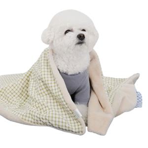 강아지 극세사 양면 감싸게 이불 소형 1P 블랭킷 낮잠