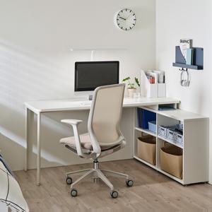 티오 ㄱ자책상 160cm  컬러 택1