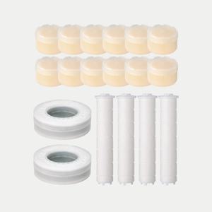 [3종필터 1년치]디밤비 샤워기용 3종 리필 필터(세디먼트4개+카본링2개+비타볼12개)