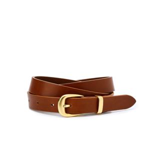 브라운 프리미엄 통가죽 여성벨트JABE4F121