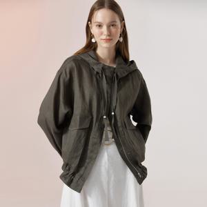 [★간절기 필수★]  린넨 후드 점퍼 (H7-1)