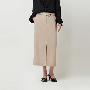 [본사] [Online Exclusive] H라인 벨티드 밴딩 스커트_SASKE1531BG