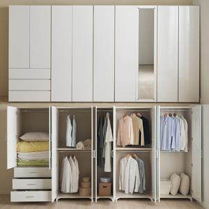 이모젠 틈새장 기본형 A타입 장롱 이불장 거울옷장 E0등급자재 국내제작