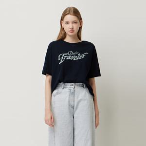 [본사] 글리터 레터링 하프 니트_SAKP15541NY