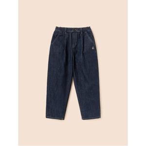 [DENIM] 로데님 배기핏 팬츠 - 네이비