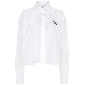 25FW 화이트 포플린 크롭 셔츠 MK1971 10RG F0009