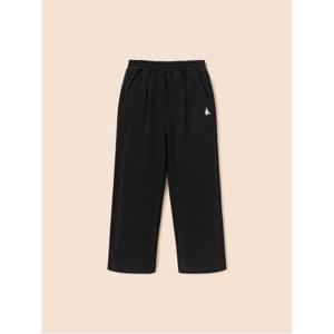 베이직 코지 스웨트 팬츠 - 블랙
