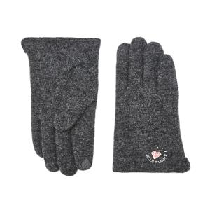 그레이 로고장식 울혼방 스마트터치 장갑 JAGV5F212