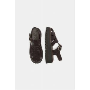 [정상가 348,000원] 스웨이드 피셔맨 샌들(brown)_DG2AA25501BRN