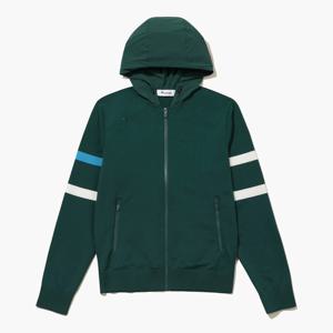 [르꼬끄골프 공식] 남성 우븐 후드 풀집업 가디건